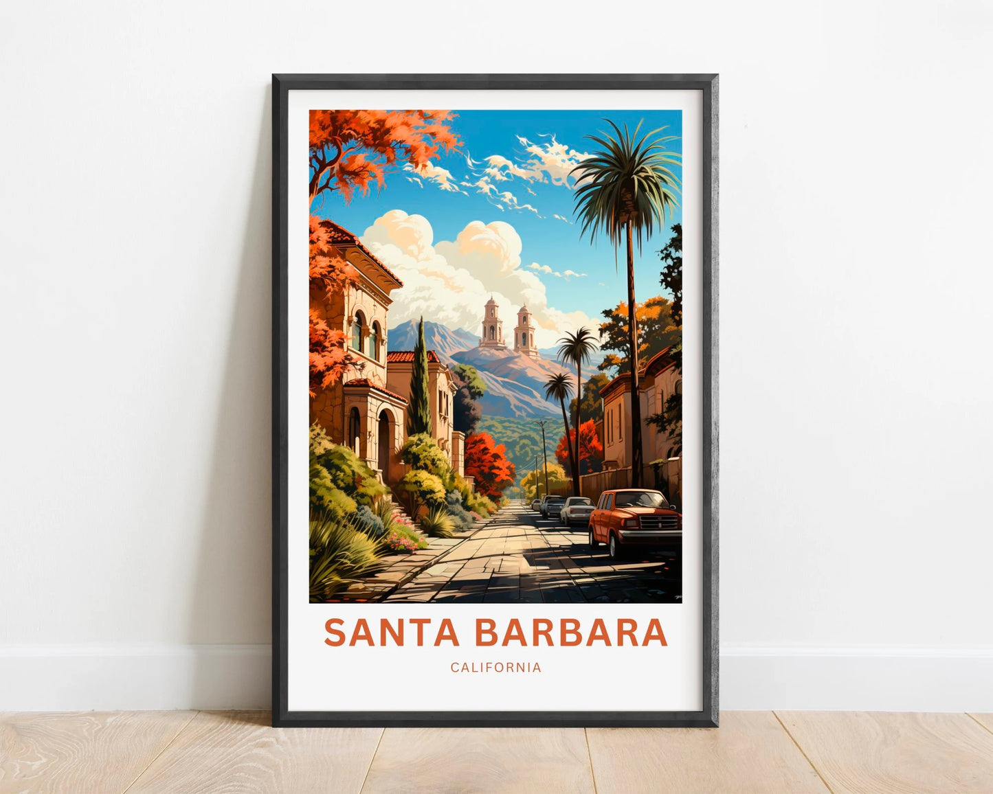 Santa Barbara Travel Poster