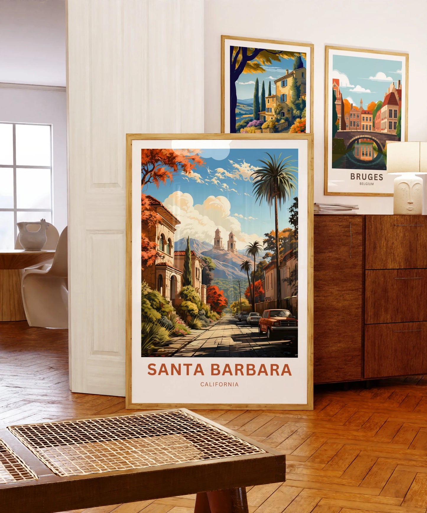 Santa Barbara Travel Poster