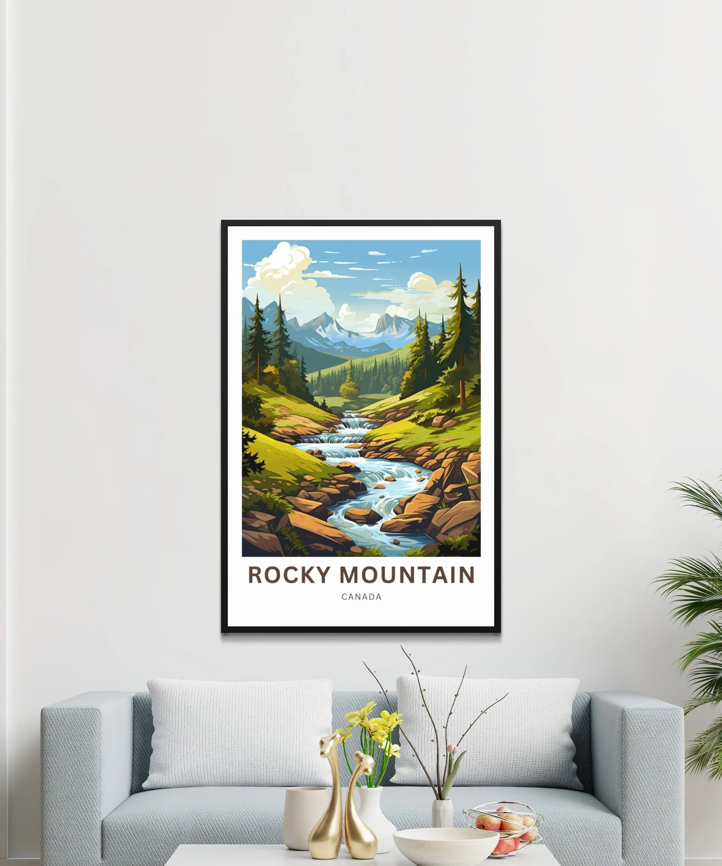 Rocky Mountain Travel Poster