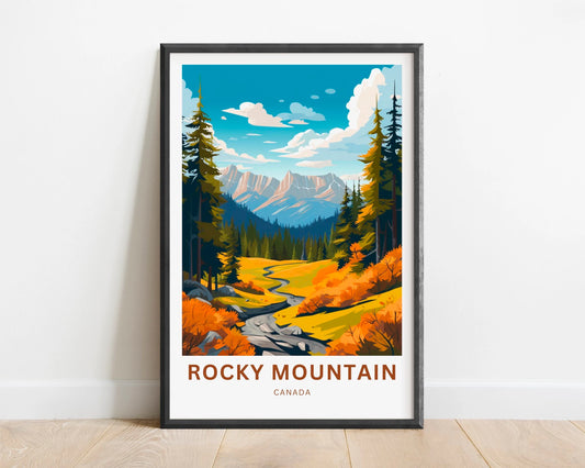 Rocky Mountain Travel Poster