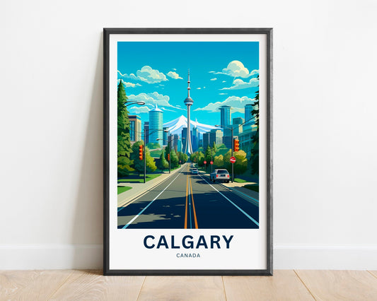 Calgary Travel Poster