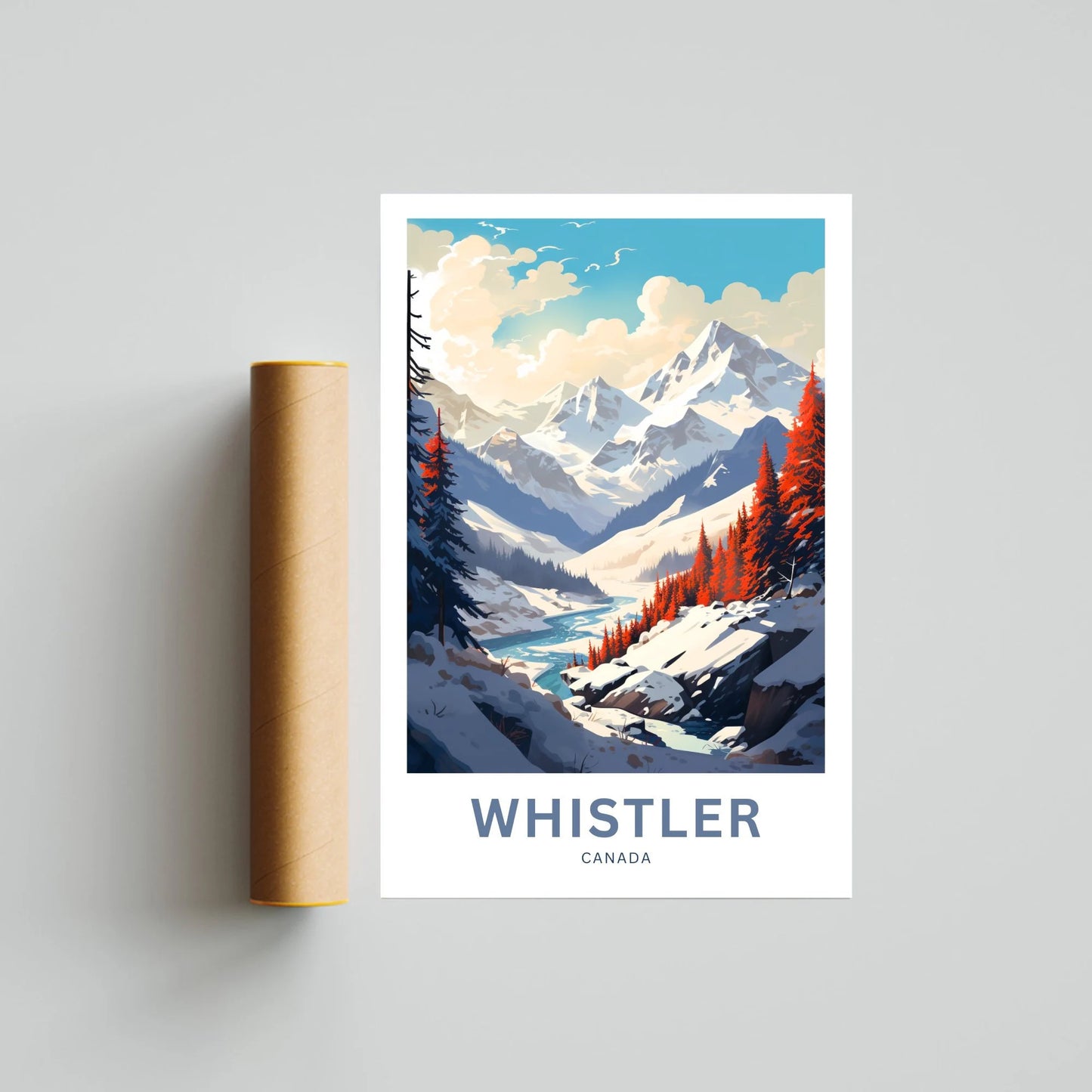 Whistler Travel Poster