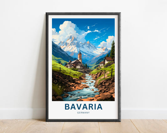 Bavaria Travel Poster