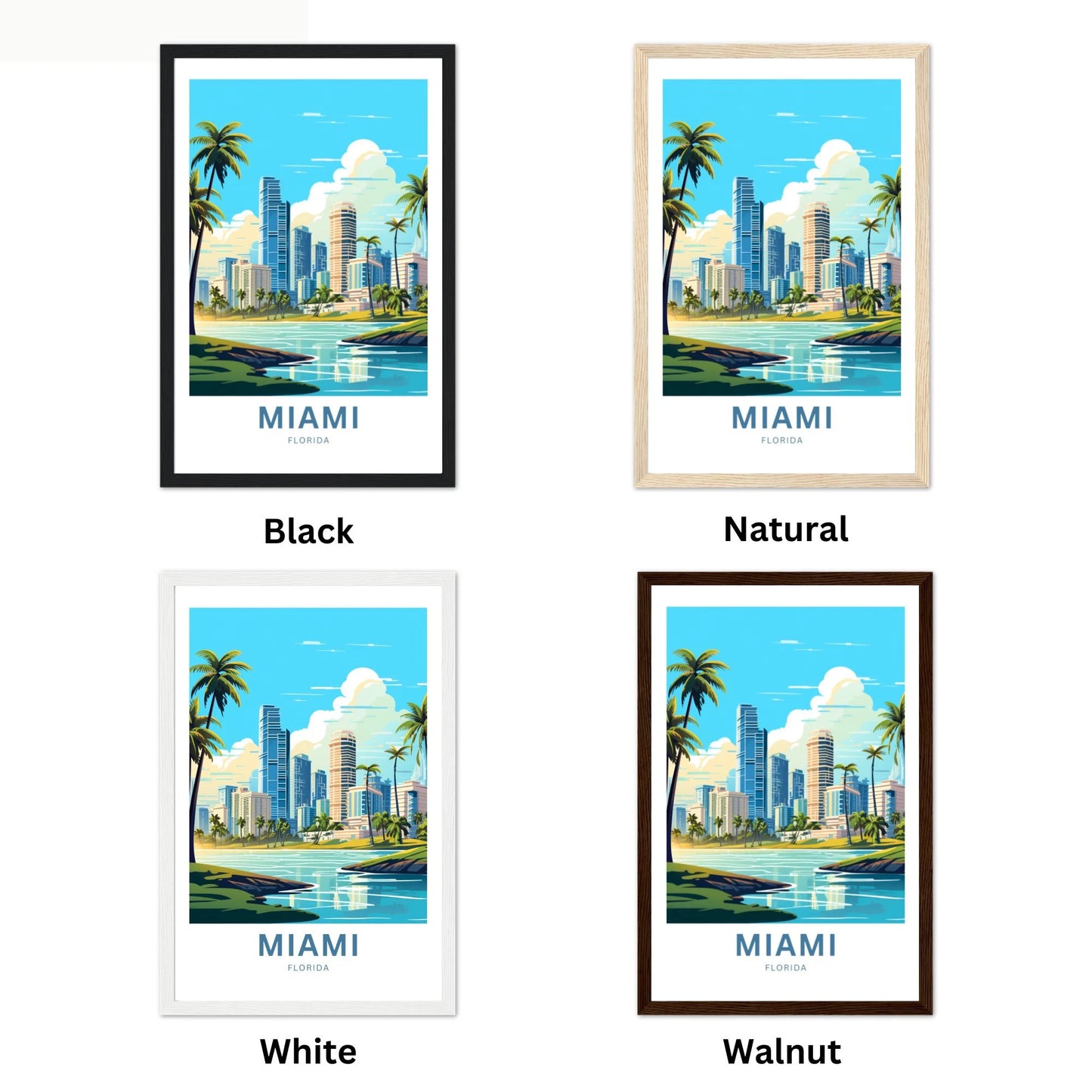 Miami Travel Poster