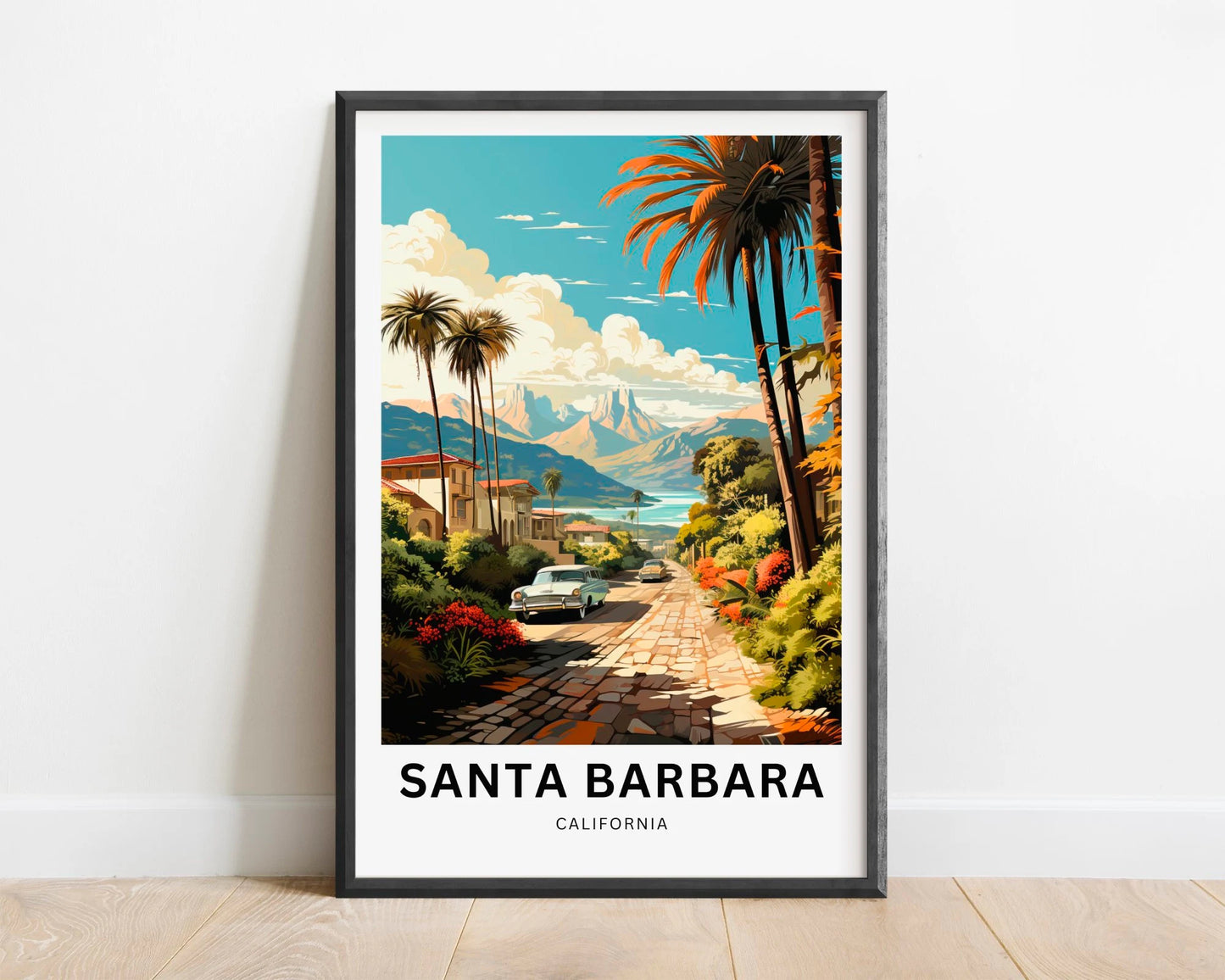 Santa Barbara Travel Poster