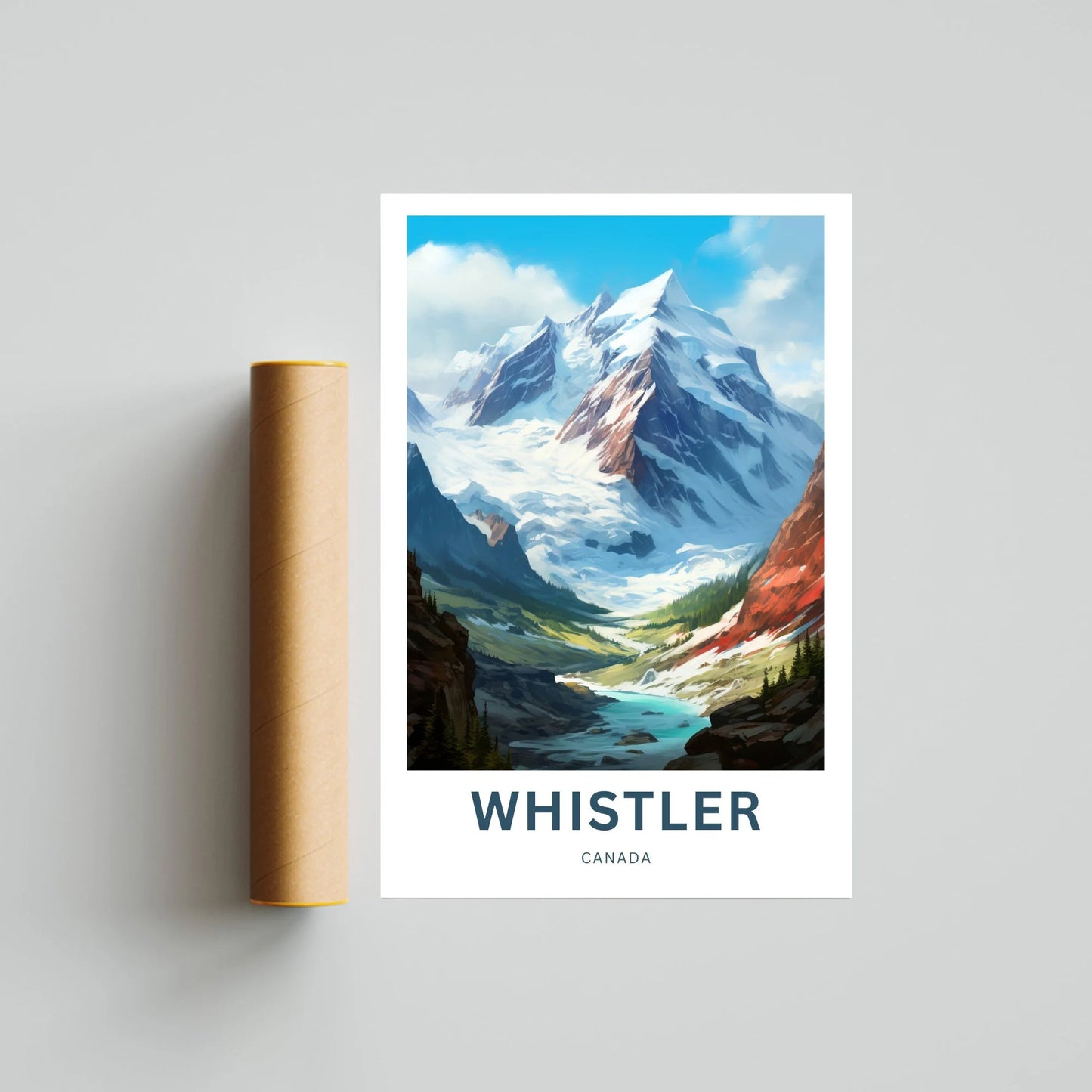 Whistler Travel Poster