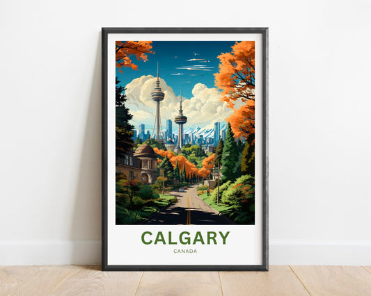 Calgary Travel Poster