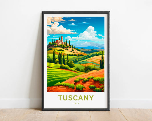 Tuscany Travel Poster