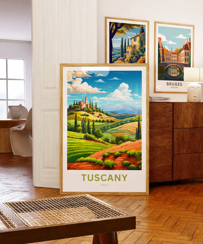 Tuscany Travel Poster