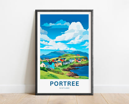 Portree Travel Poster