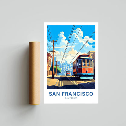 San Francisco Travel Poster