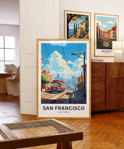 San Francisco Travel Poster