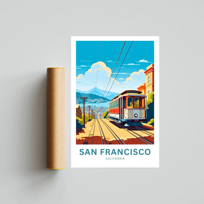 San Francisco Travel Poster