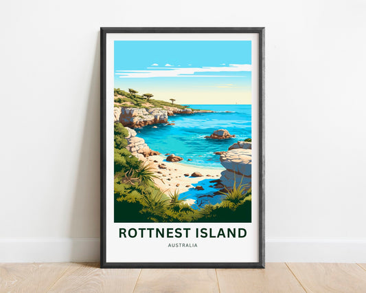 Rottnest Island Travel Poster