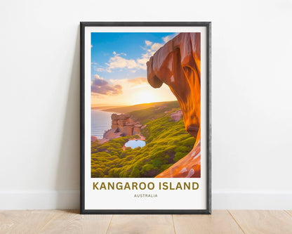 Kangaroo Island Travel Poster