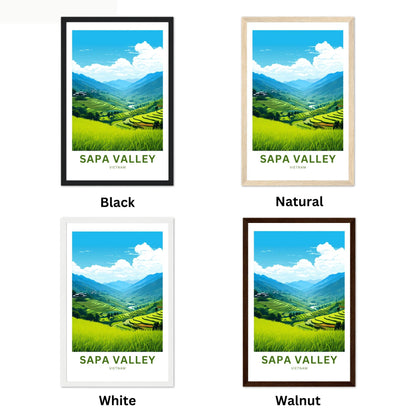 Sapa Valley Travel Poster