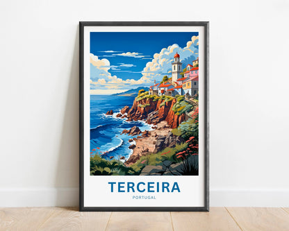 Terceira Travel Poster