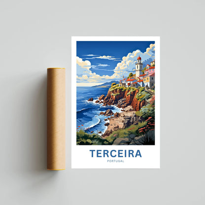 Terceira Travel Poster