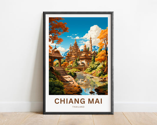 Chiang Mai Travel Poster