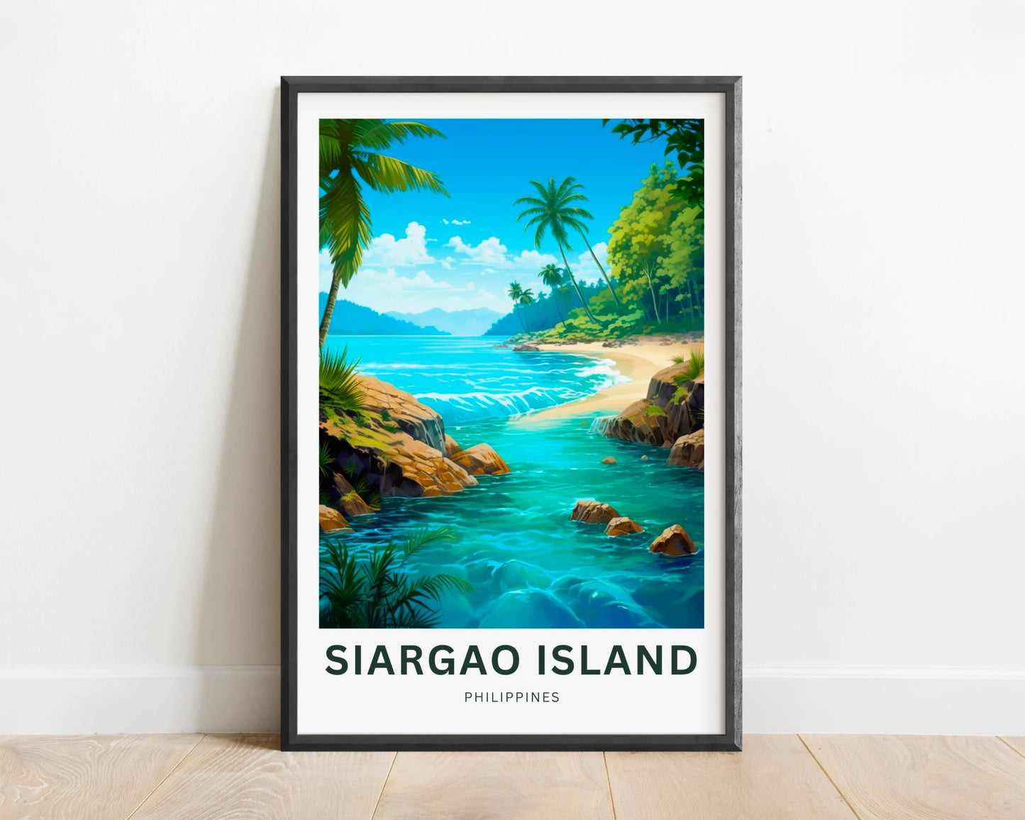 Siargao Island Travel Poster