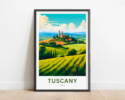 Tuscany Travel Poster