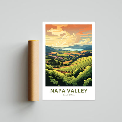 Napa Valley Travel Poster