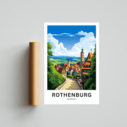 Rothenburg Travel Poster