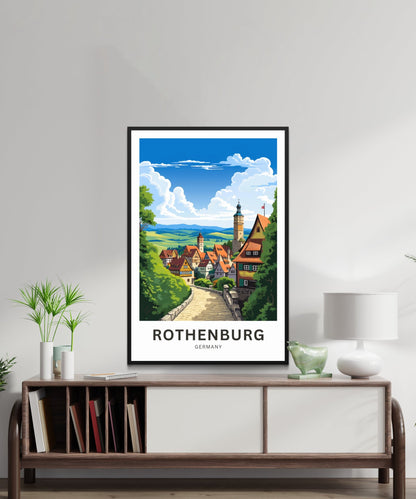 Rothenburg Travel Poster