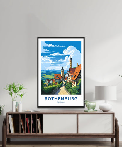 Rothenburg Travel Poster