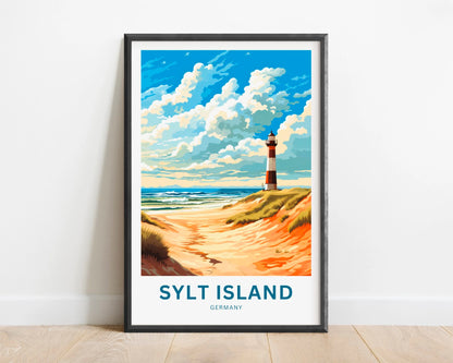 Sylt Island Travel Poster