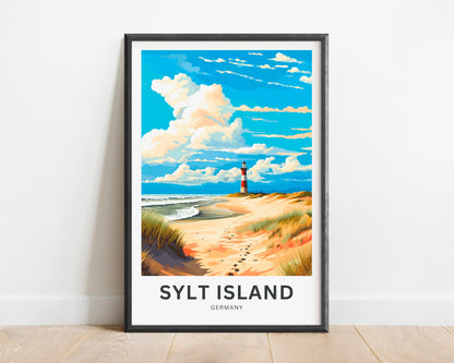 Sylt Island Travel Poster