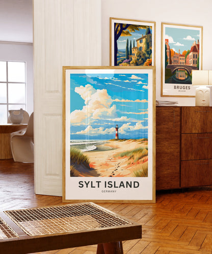 Sylt Island Travel Poster