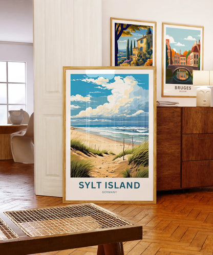 Sylt Island Travel Poster