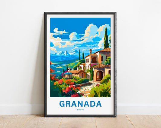 Granada Travel Poster