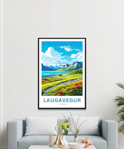 Laugavegur Travel Poster