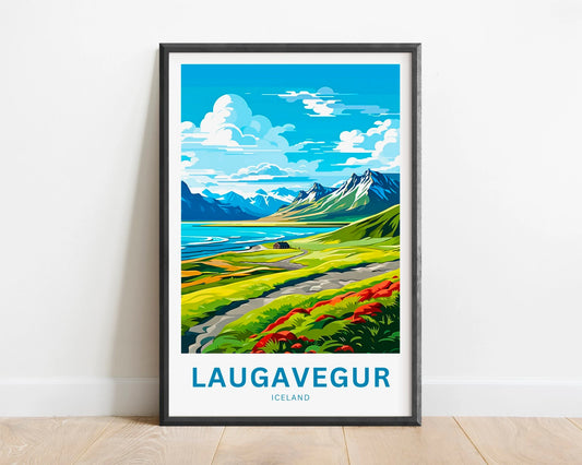 Laugavegur Travel Poster