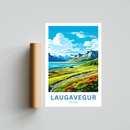 Laugavegur Travel Poster