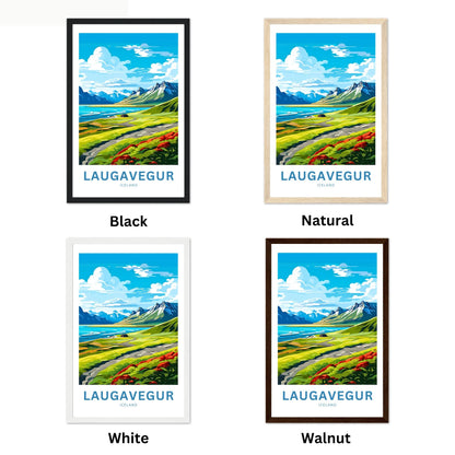 Laugavegur Travel Poster