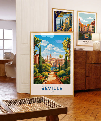 Seville Travel Poster