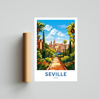 Seville Travel Poster