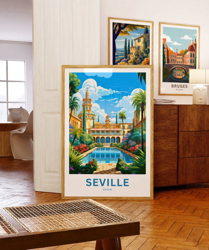 Seville Travel Poster