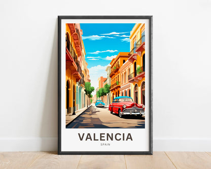 Valencia Travel Poster