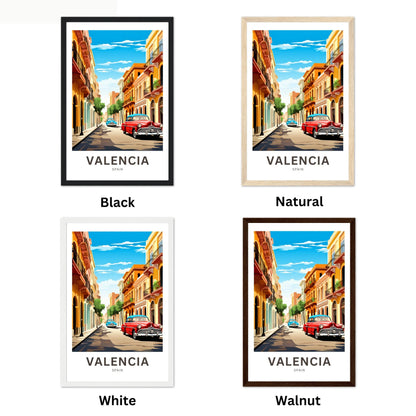 Valencia Travel Poster