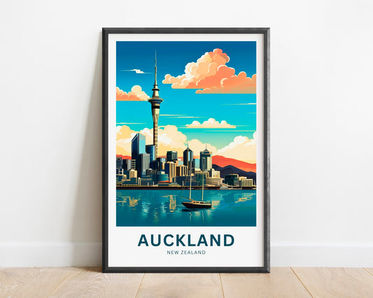 Auckland Travel Poster