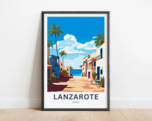 Lanzarote Travel Poster