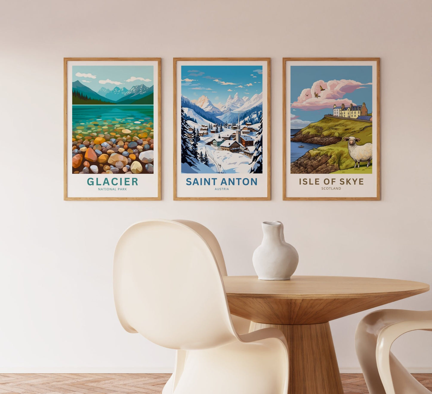 Saint Anton Travel Poster