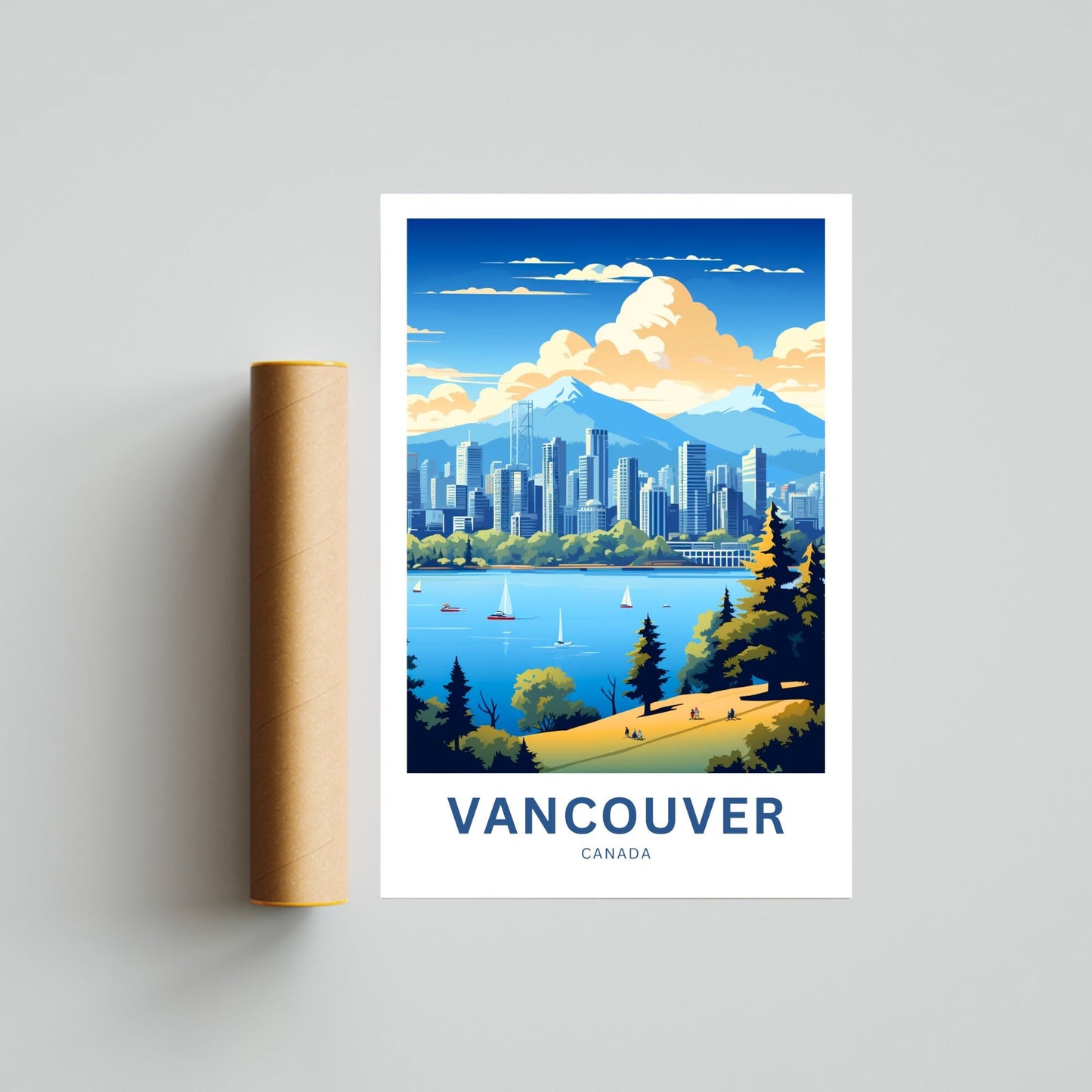 Vancouver Travel Poster