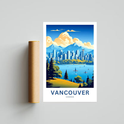 Vancouver Travel Poster