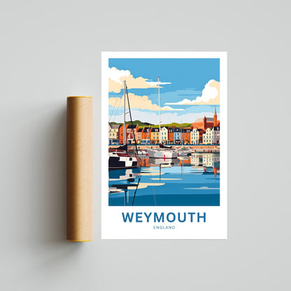 Weymouth Travel Poster