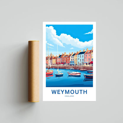 Weymouth Travel Poster